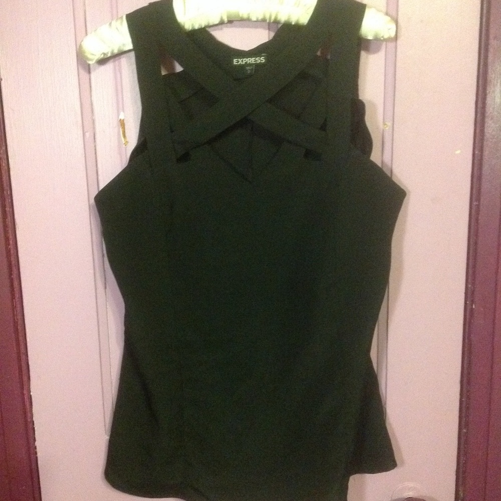 Dressy black top. Dressy tank top